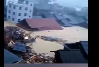 中国南部强烈暴风雨 已知5人遇难