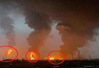 上海金山石化爆炸：相距甚远3个区域同时爆炸起火
