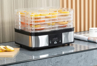 史低价：HOMCOM 家用食物烘干脱水机 给宠物烤肉干