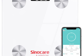 Sincare智能蓝牙无线 体重体脂秤 13项指标测量