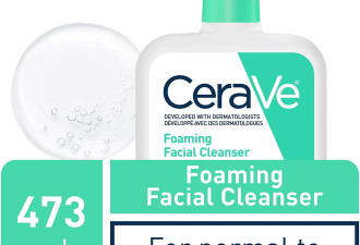 CeraVe 神经酰胺/透明质酸 泡沫洁面乳473毫升 油痘皮必备