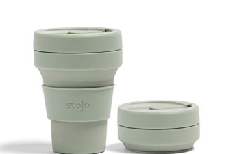 Stojo 网红便携折叠咖啡杯355ml仅$16.3