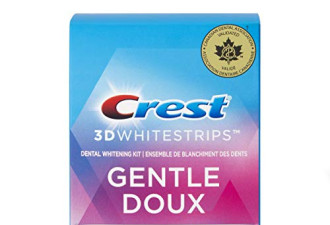 Crest 佳洁士3D美白牙贴史低价$28.5