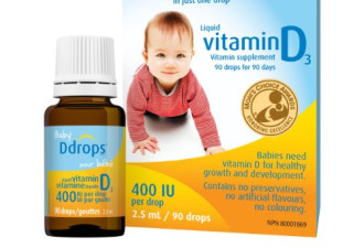 Ddrops婴儿维生素D3滴剂$13.97