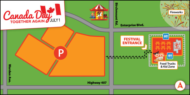 Canada Day Site Map