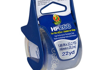 近期好价!Duck HP260 透明包装胶带 $5.29