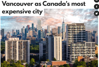 多伦多人民再喜迎：超温哥华成加国最住不起城市