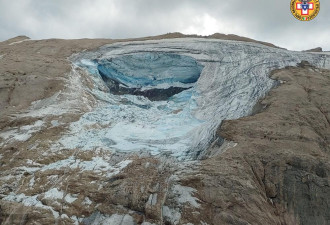 意大利境内阿尔卑斯山冰川崩塌 已致6死8伤