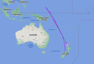 新西兰飞上海航班，飞到一半紧急调头​…