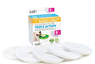 Catit Senses猫咪饮水机滤芯5个$14.94