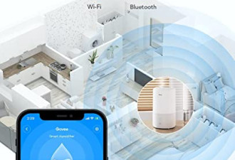 仅今天!Govee Wi-Fi+蓝牙智能冷雾加湿器$49.99