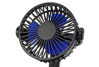 Utbttor 充电式可折叠迷你小风扇 360°调节$11.99