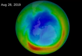 新发现全季节性的臭氧洞 面积为南极臭氧洞的七倍