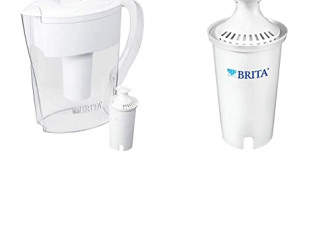 Brita 家用滤水壶+2滤芯套装6杯1.4升量$14.06