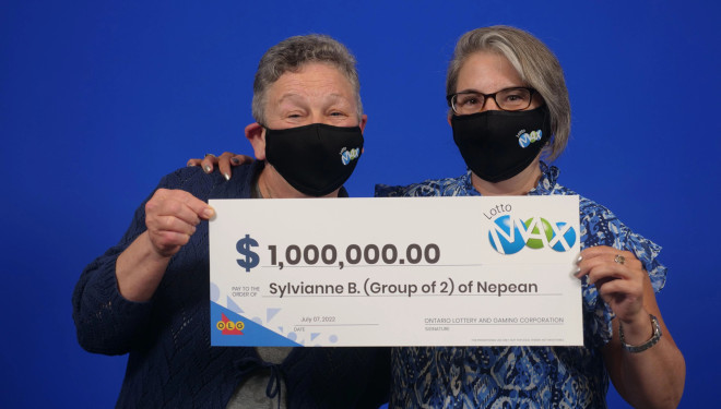 Ontario lottery winners from Nepean, Ontario.