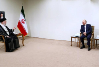 普京抵达伊朗参加反西方峰会 病态蹒跚