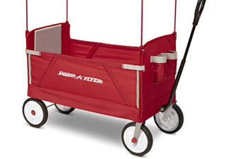 Radio Flyer Canopy带遮阳棚折叠儿车$145.97