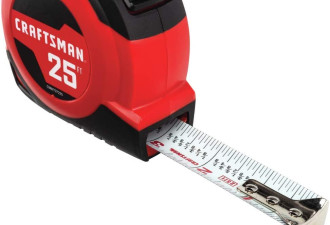 Craftsman 25英尺/7.6米 可伸缩卷尺