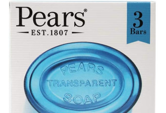 好价回归：Pears英国梨牌透明香皂3块 颜值在线