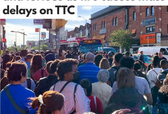 【视频】多伦多早高峰乱套 2号线突停运乘客冲上街头