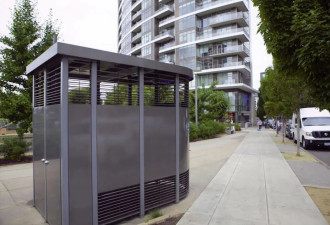 大无语：温哥华耗资七十万，为流浪汉帐篷公园建设豪华厕所！
