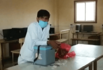 印度30名学生用同一注射器接种疫苗