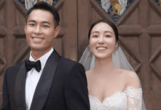杨祐宁婚礼现场照光 与老婆十指紧扣好甜