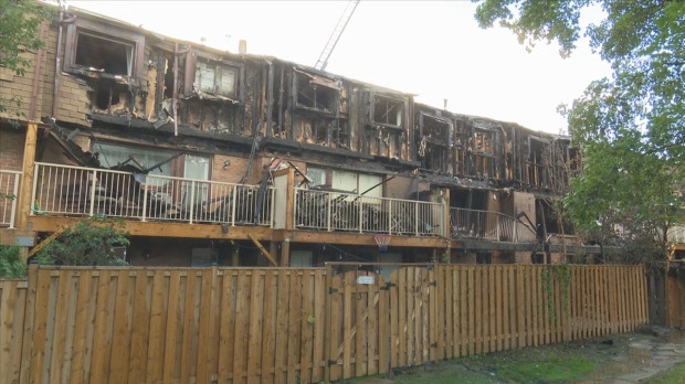 Richmond Hill townhouses damaged in fire