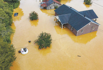 肯塔基洪水已有35人死亡 预报将有更多暴风雨来袭