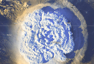 汤加火山喷发大量水气进平流层：或影响气候模式