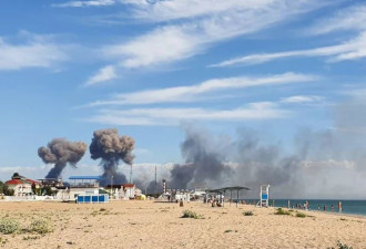 克里米亚一俄空军基地爆炸致1死9伤