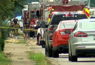 美社区爆炸酿3死 至少39民宅受损 曝现场狼藉视频