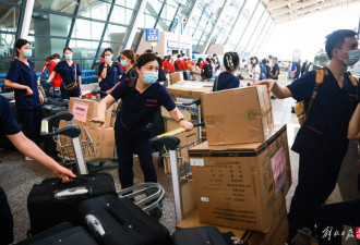 上海援琼医疗队1020名医护人员飞赴海南