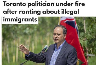 多伦多华人市议员反对非法移民的言论惹上麻烦