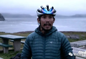 华人男子成为独自骑车横穿加拿大第一人