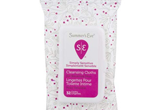 Summer's Eve 女性私密处清洁湿巾现价$4.97