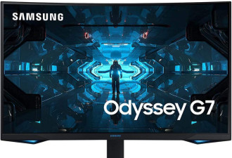 史低价：SAMSUNG 27-inch Odyssey G7 27‘’ 2K 1000R 24hz 显示器