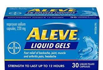Aleve 12小时长效止痛药30粒$10.34