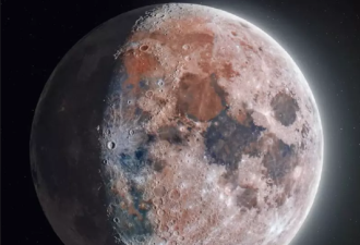 25万张照片 令人惊叹的全彩月球影像