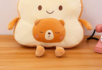 SQUISHY DOT吐司毛绒抱枕$26.98!柔软好摸