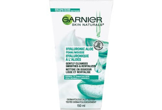 GARNIER 芦荟泡沫洁面$6.97!保湿消炎温和清洁