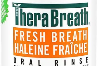 TheraBreath 薄荷温和漱口水473ml 口气退退退！