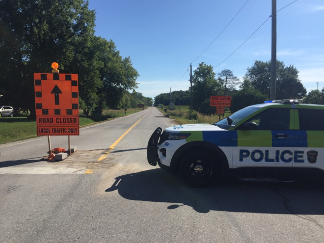 Barrie police are investigating a fatal collision that killed six people who are believed to have been reported missing Saturday night (Steve Mansbridge / CTV News).