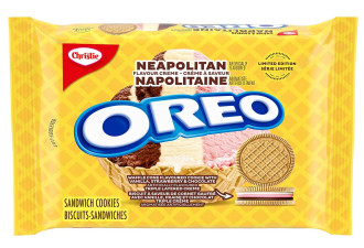 Oreo 那不勒斯3层夹心饼干$3.06新口味上市