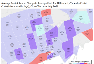 傻眼！多伦多各区域最新房租曝光 居然有地方同比涨幅为0