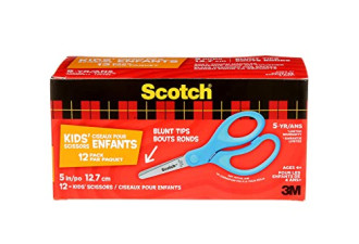 Scotch儿童安全不锈钢剪刀12把$11.87