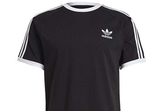 adidas Originals黑色三叶草短袖xs码$22.8