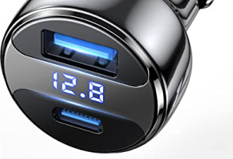 INIU 66W USB C+USB车载充电器$14.44