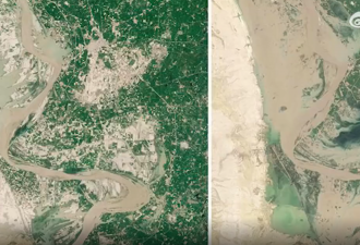 触目惊心！卫星图看巴基斯坦洪水：三分之一被淹没