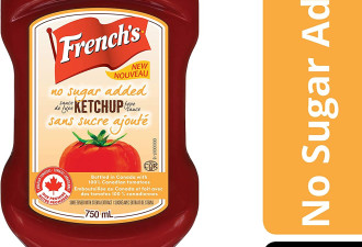 手慢无：French‘s 无糖番茄酱750ml 0添加糖